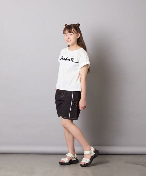 a.v.v / アー・ヴェ・ヴェ カットソー | [120-160]【接触冷感/綿100％】シュルロゴTシャツ | 詳細15