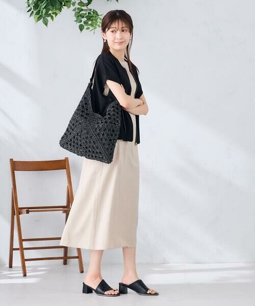 a.v.v / アー・ヴェ・ヴェ ショルダーバッグ | ラメフィルム透かし編みショルダーバッグ | 詳細2