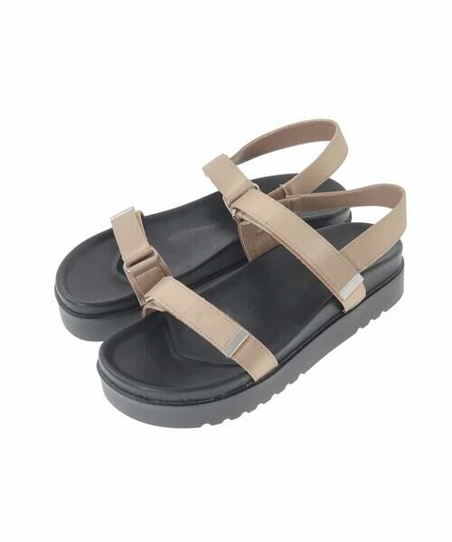 a.v.v / アー・ヴェ・ヴェ サンダル | 厚底ベルトサンダル（ブラウン）