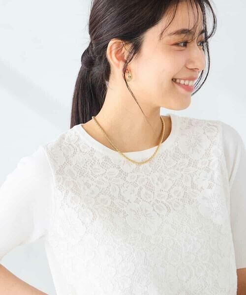 a.v.v / アー・ヴェ・ヴェ ニット・セーター | フロントレースサマーニット | 詳細13