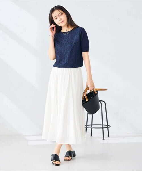 a.v.v / アー・ヴェ・ヴェ ニット・セーター | フロントレースサマーニット | 詳細5