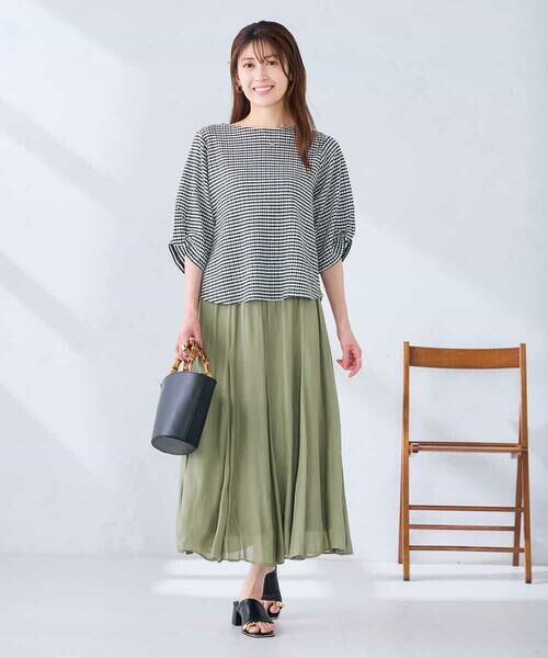 a.v.v / アー・ヴェ・ヴェ ロング・マキシ丈スカート | ゴアード切替フレアスカート | 詳細2