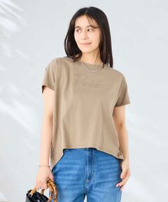 a.v.v / アー・ヴェ・ヴェ カットソー | バックタックエンボスロゴＴシャツ