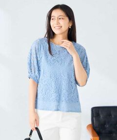 a.v.v / アー・ヴェ・ヴェ カットソー | レースドルマンカットソー