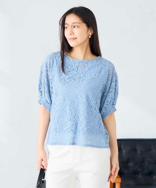 a.v.v / アー・ヴェ・ヴェ カットソー | レースドルマンカットソー | 詳細1