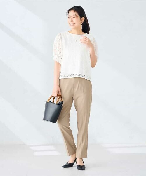 a.v.v / アー・ヴェ・ヴェ カットソー | レースドルマンカットソー | 詳細12