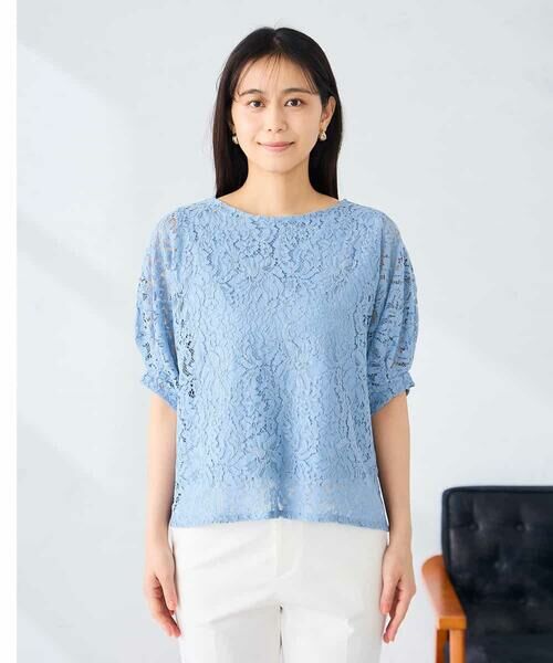 a.v.v / アー・ヴェ・ヴェ カットソー | レースドルマンカットソー | 詳細16