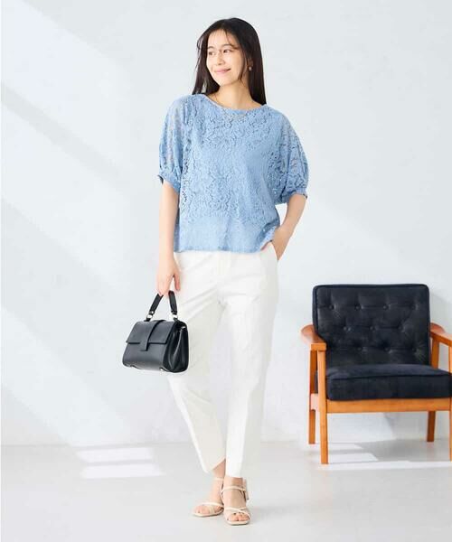 a.v.v / アー・ヴェ・ヴェ カットソー | レースドルマンカットソー | 詳細3