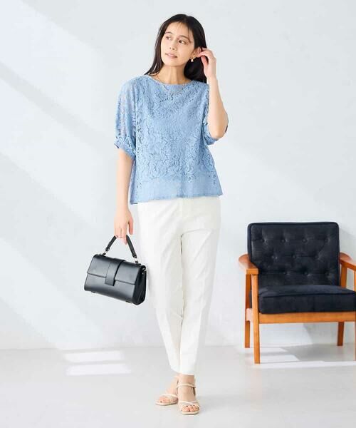 a.v.v / アー・ヴェ・ヴェ カットソー | レースドルマンカットソー | 詳細5