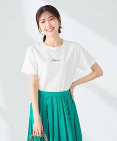 a.v.v / アー・ヴェ・ヴェ カットソー | 【接触冷感/UVカット/コットン100%】コンパクトロゴTシャツ