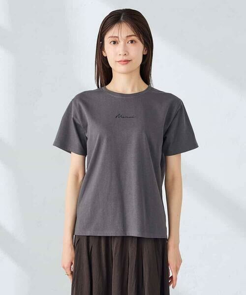 a.v.v / アー・ヴェ・ヴェ カットソー | 【接触冷感/UVカット/コットン100%】コンパクトロゴTシャツ | 詳細22
