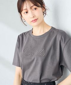 a.v.v / アー・ヴェ・ヴェ カットソー | 【接触冷感/UVカット/コットン100%】ロゴゆるTシャツ