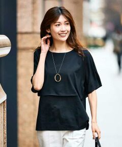 a.v.v / アー・ヴェ・ヴェ カットソー | 【雑誌InRed(宝島社)6月号掲載/UVカット/接触冷感】ケープトップス