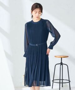a.v.v / アー・ヴェ・ヴェ ロング・マキシ丈ワンピース | 【WEB限定】ランダムプリーツワンピース