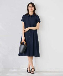 a.v.v / アー・ヴェ・ヴェ ロング・マキシ丈ワンピース | 【WEB限定】ドルマンスリーブシャツワンピース