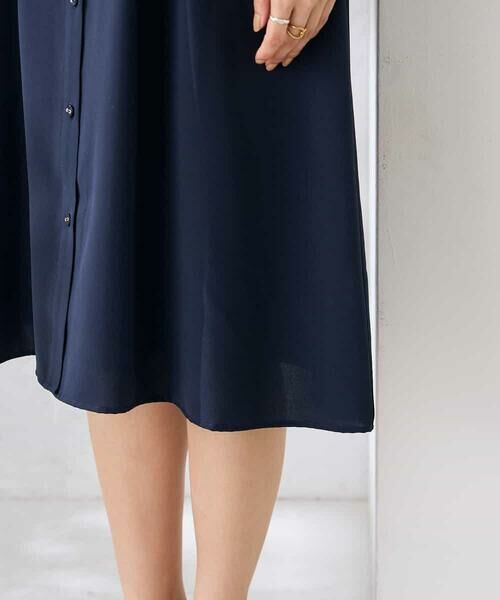 a.v.v / アー・ヴェ・ヴェ ロング・マキシ丈ワンピース | 【WEB限定】ドルマンスリーブシャツワンピース | 詳細12