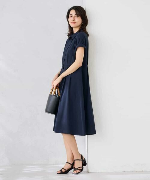 a.v.v / アー・ヴェ・ヴェ ロング・マキシ丈ワンピース | 【WEB限定】ドルマンスリーブシャツワンピース | 詳細3