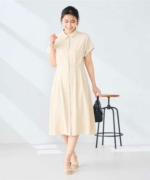 a.v.v / アー・ヴェ・ヴェ ロング・マキシ丈ワンピース | 【WEB限定】ドルマンスリーブシャツワンピース | 詳細6