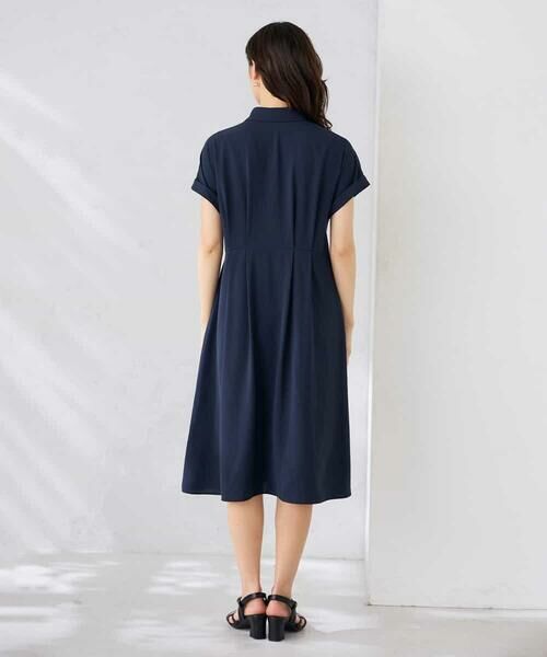 a.v.v / アー・ヴェ・ヴェ ロング・マキシ丈ワンピース | 【WEB限定】ドルマンスリーブシャツワンピース | 詳細9