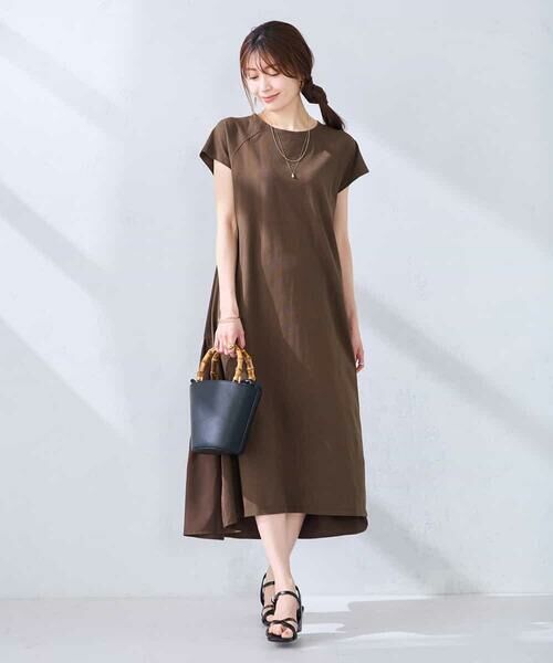 a.v.v / アー・ヴェ・ヴェ ロング・マキシ丈ワンピース | 【WEB限定】バックティアードワンピース | 詳細3