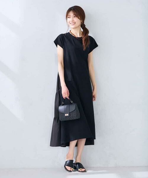 a.v.v / アー・ヴェ・ヴェ ロング・マキシ丈ワンピース | 【WEB限定】バックティアードワンピース | 詳細4