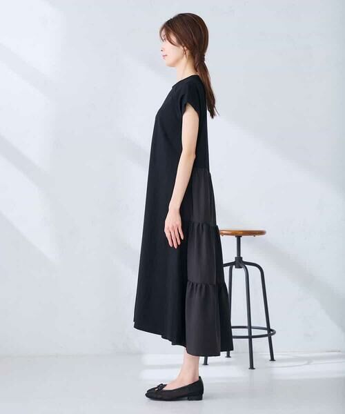 a.v.v / アー・ヴェ・ヴェ ロング・マキシ丈ワンピース | 【WEB限定】バックティアードワンピース | 詳細8