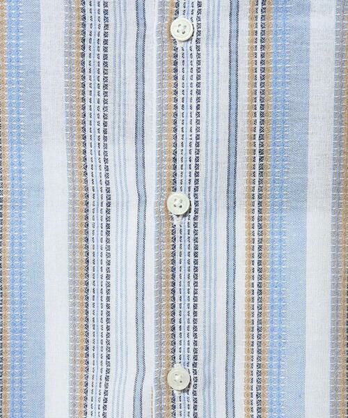 a.v.v / アー・ヴェ・ヴェ シャツ・ブラウス | 【洗濯機で洗える】カラーストライプシチブソデシャツ | 詳細8