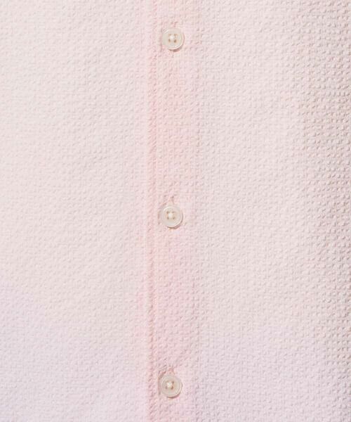 a.v.v / アー・ヴェ・ヴェ シャツ・ブラウス | 【イージーケア/洗濯機で洗える/毛玉になりにくい/ストレッチ】メッシュシアサッカーシチブソデシャツ | 詳細1