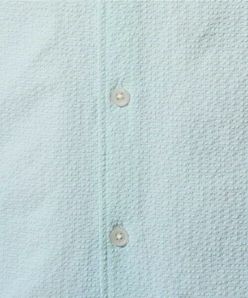 a.v.v / アー・ヴェ・ヴェ シャツ・ブラウス | 【イージーケア/洗濯機で洗える/毛玉になりにくい/ストレッチ】メッシュシアサッカーシチブソデシャツ | 詳細2