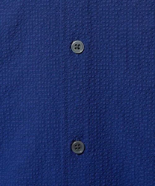 a.v.v / アー・ヴェ・ヴェ シャツ・ブラウス | 【イージーケア/洗濯機で洗える/毛玉になりにくい/ストレッチ】メッシュシアサッカーシチブソデシャツ | 詳細3