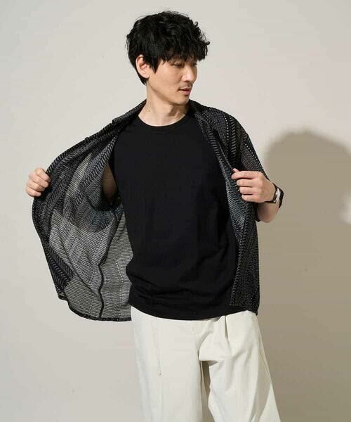 a.v.v / アー・ヴェ・ヴェ シャツ・ブラウス | 【洗濯機で洗える】ワイドストライプゴブソデオープンカラーシャツ | 詳細18