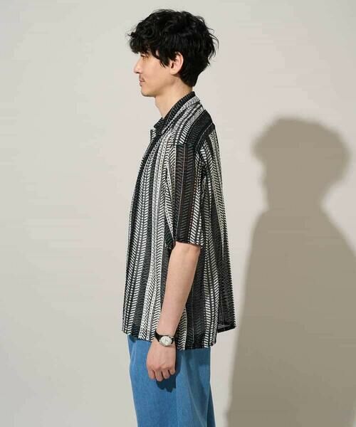 a.v.v / アー・ヴェ・ヴェ シャツ・ブラウス | 【洗濯機で洗える】ワイドストライプゴブソデオープンカラーシャツ | 詳細23