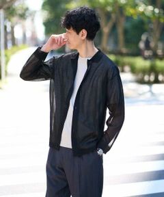 a.v.v / アー・ヴェ・ヴェ カーディガン・ボレロ | 【洗濯機で洗える】シアーニットカーディガン