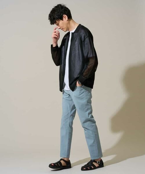 a.v.v / アー・ヴェ・ヴェ カーディガン・ボレロ | 【洗濯機で洗える】シアーニットカーディガン | 詳細11