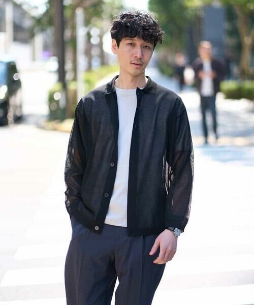 a.v.v / アー・ヴェ・ヴェ カーディガン・ボレロ | 【洗濯機で洗える】シアーニットカーディガン | 詳細12