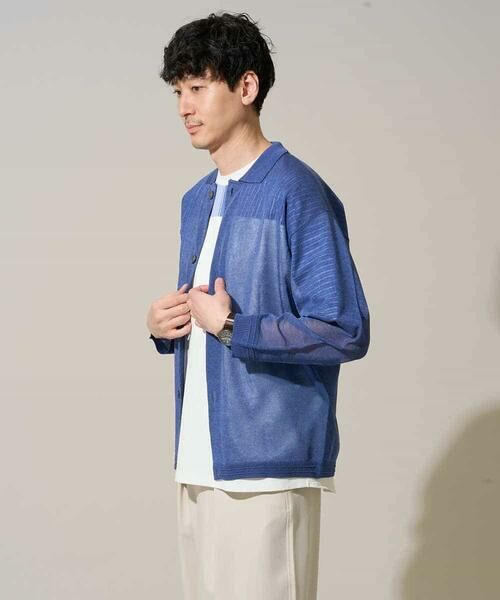 a.v.v / アー・ヴェ・ヴェ カーディガン・ボレロ | 【洗濯機で洗える】シアーニットカーディガン | 詳細15