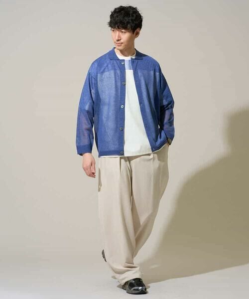 a.v.v / アー・ヴェ・ヴェ カーディガン・ボレロ | 【洗濯機で洗える】シアーニットカーディガン | 詳細2