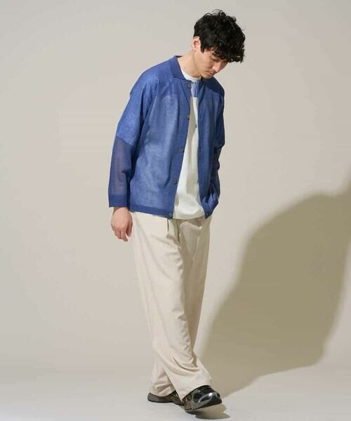 a.v.v / アー・ヴェ・ヴェ カーディガン・ボレロ | 【洗濯機で洗える】シアーニットカーディガン | 詳細3