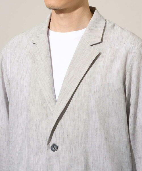 a.v.v / アー・ヴェ・ヴェ セットアップ | 【イージーケア/洗濯機で洗える/吸水速乾/接触冷感/シワになりにくい】メランジテーラードジャケット | 詳細10