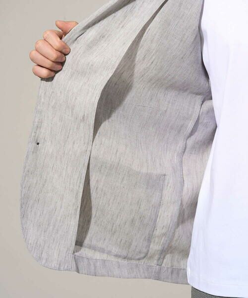 a.v.v / アー・ヴェ・ヴェ セットアップ | 【イージーケア/洗濯機で洗える/吸水速乾/接触冷感/シワになりにくい】メランジテーラードジャケット | 詳細14