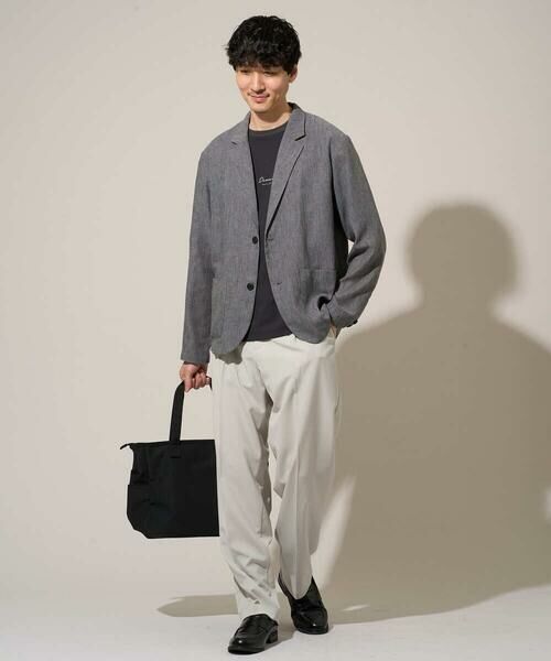 a.v.v / アー・ヴェ・ヴェ セットアップ | 【イージーケア/洗濯機で洗える/吸水速乾/接触冷感/シワになりにくい】メランジテーラードジャケット | 詳細6