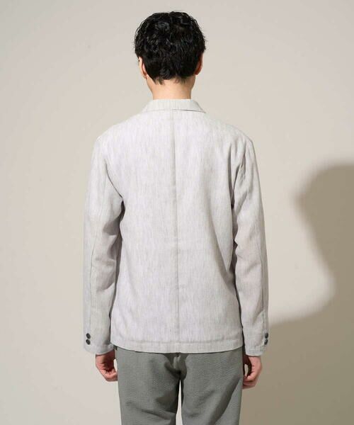 a.v.v / アー・ヴェ・ヴェ セットアップ | 【イージーケア/洗濯機で洗える/吸水速乾/接触冷感/シワになりにくい】メランジテーラードジャケット | 詳細9