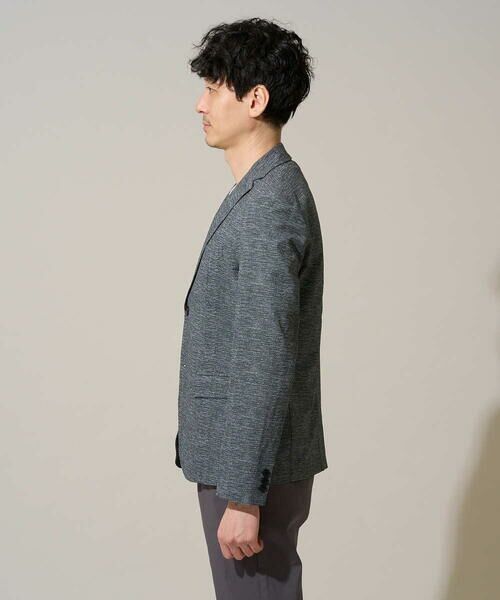 a.v.v / アー・ヴェ・ヴェ セットアップ | 【イージーケア/洗濯機で洗える/速乾/毛玉になりにくい/ストレッチ】サッカーハニカムプリントスマートジャケット | 詳細10