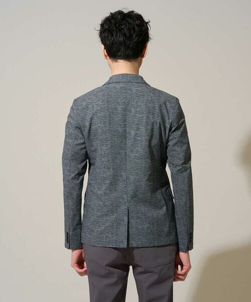 a.v.v / アー・ヴェ・ヴェ セットアップ | 【イージーケア/洗濯機で洗える/速乾/毛玉になりにくい/ストレッチ】サッカーハニカムプリントスマートジャケット | 詳細11