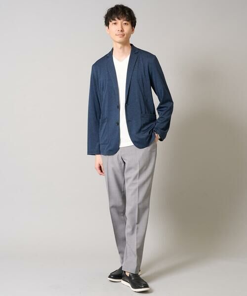 a.v.v / アー・ヴェ・ヴェ セットアップ | 【イージーケア/接触冷感】ブライト天竺シェイプジャケット【吸水速乾/UVカット】 | 詳細1