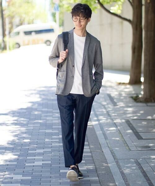 a.v.v / アー・ヴェ・ヴェ セットアップ | 【イージーケア/接触冷感】ブライト天竺シェイプジャケット【吸水速乾/UVカット】 | 詳細5