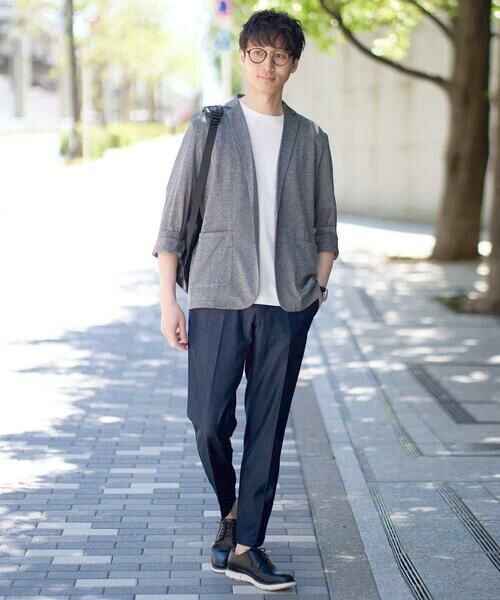 a.v.v / アー・ヴェ・ヴェ セットアップ | 【イージーケア/接触冷感】ブライト天竺シェイプジャケット【吸水速乾/UVカット】 | 詳細7