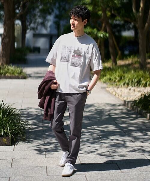 a.v.v / アー・ヴェ・ヴェ カットソー | 【接触冷感】フォトプリントワイドシルエットカットソー | 詳細5