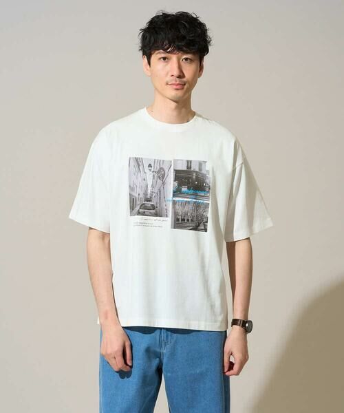 a.v.v / アー・ヴェ・ヴェ カットソー | 【接触冷感】フォトプリントワイドシルエットカットソー | 詳細9