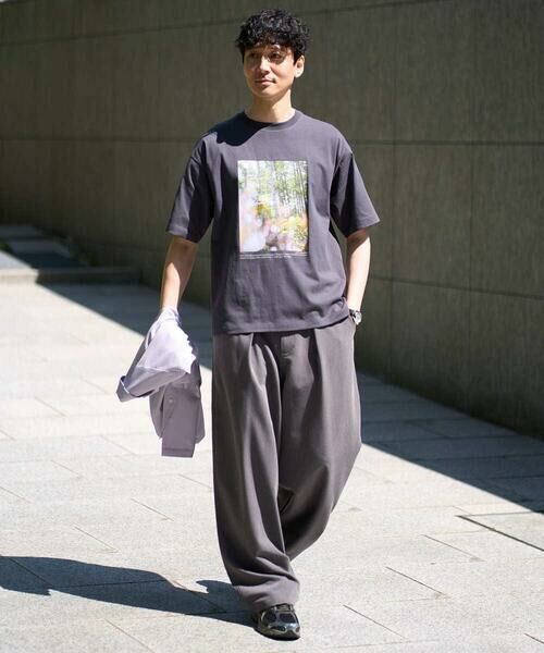 a.v.v / アー・ヴェ・ヴェ カットソー | 【コラボ/接触冷感】フォトグラファーコラボワイドシルエットカットソー | 詳細1